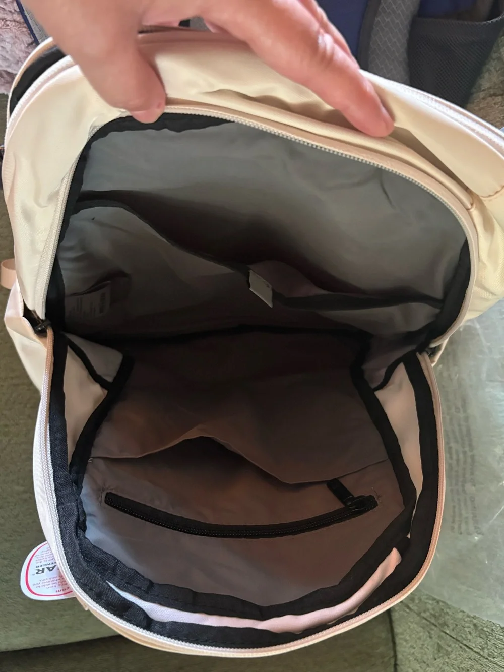 SwissGear Cream/Tan Laptop Backpack NWT